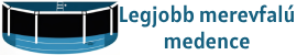 Legjobb merevfalú medencék logo - medence teszt és összehasonlítás